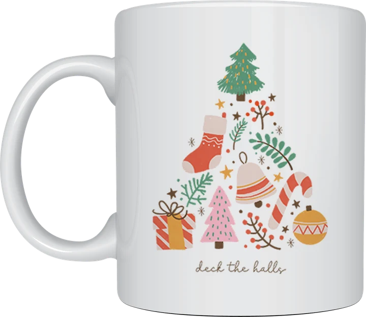 Deck The Halls mug