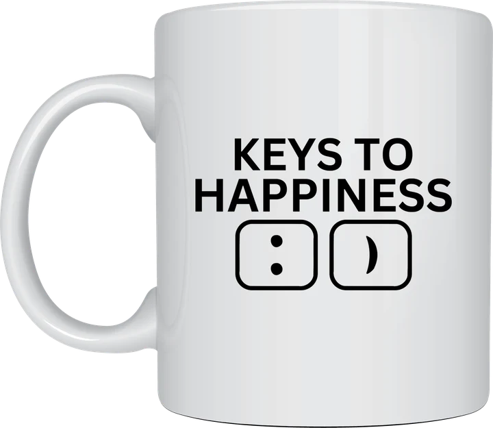 Keys To Happiness IT mug
