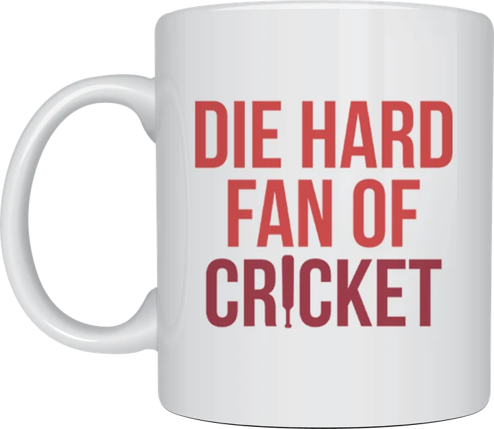 Cricket fan gift - Die Hard Fan Of Cricket design