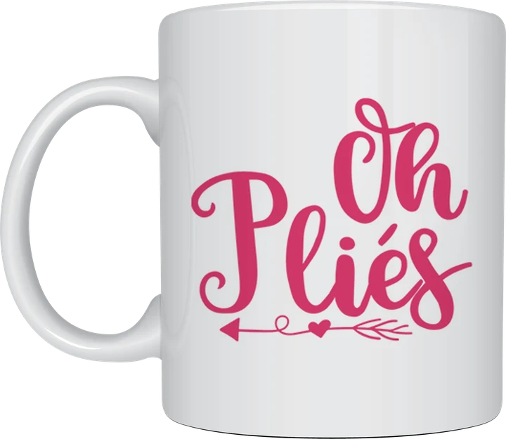 Oh Pliés ballet mug