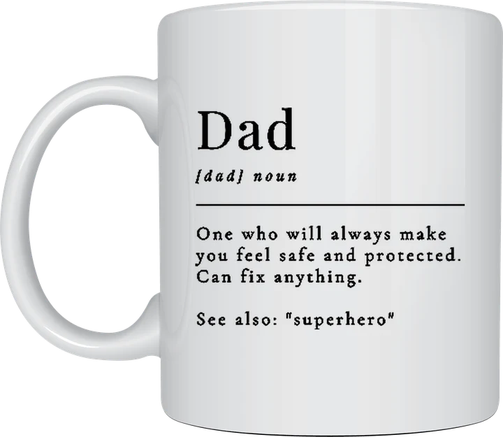 Dad mug - Dad Defined dictionary design