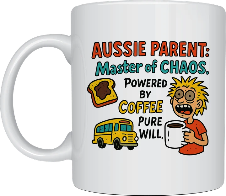 Aussie Parent Master Of Chaos mug