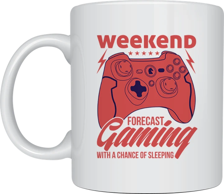 Gamer mug - Weekend Forecast Gaming controller design