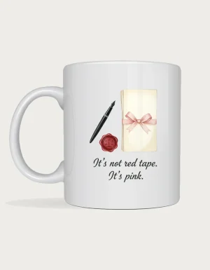 Law graduation gift - It's Not Red Tape. It's Pink mug