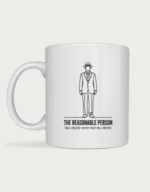 Lawyer gift idea - The Reasonable Person mug
