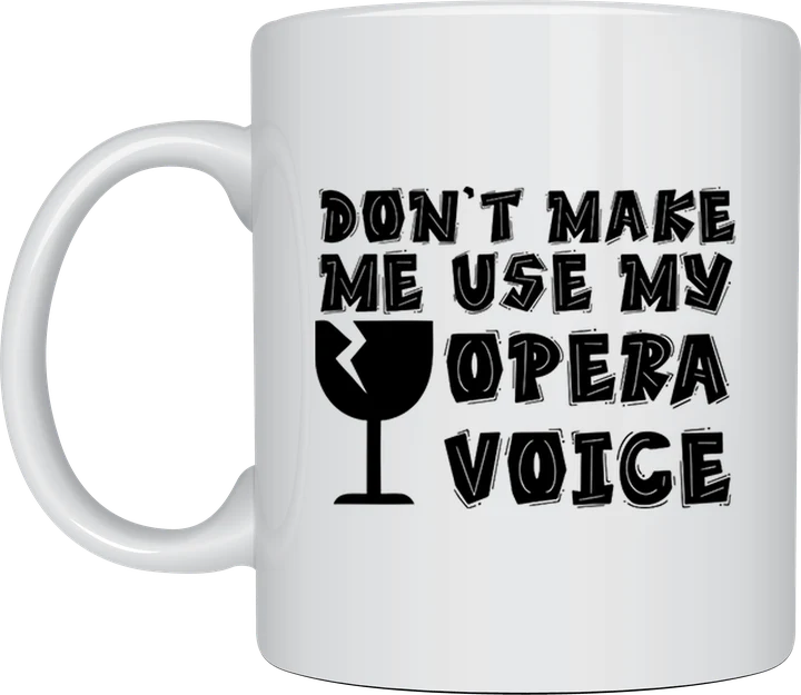 Opera Voice singer mug