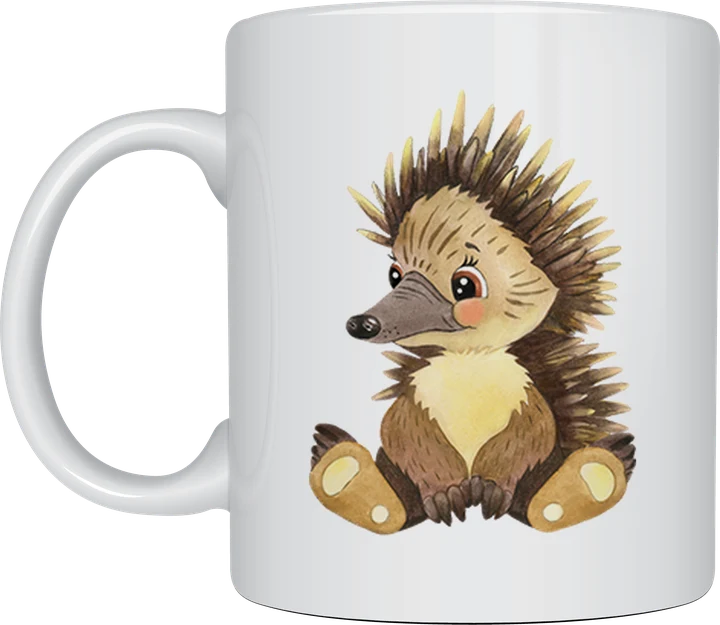 Echidna mug - Cute Baby Echidna watercolour illustration