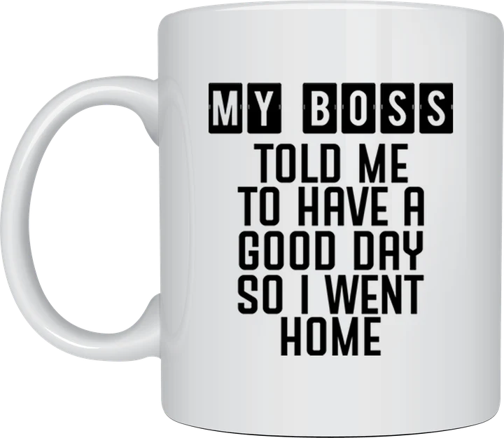 So I Went Home office mug