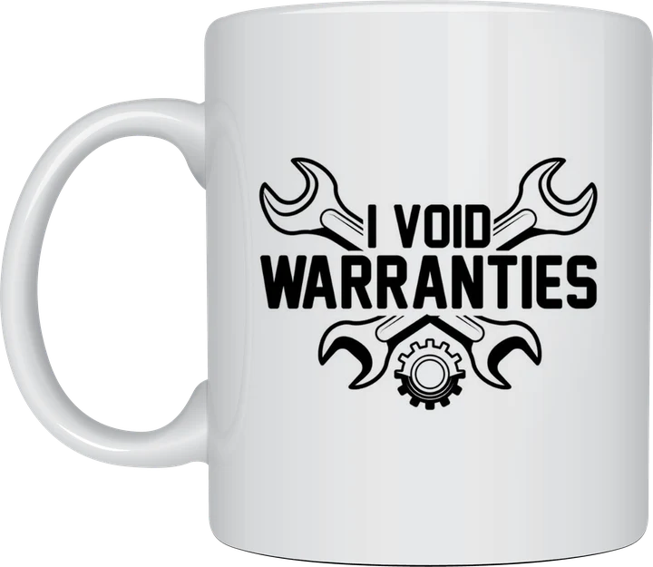 I Void Warranties mechanic mug