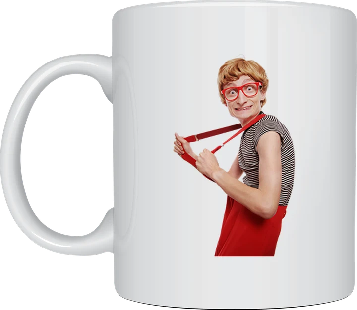 Weird mug - Susan awkward photo design