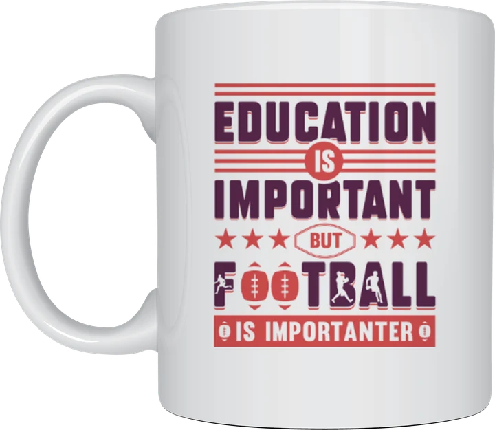 Football Is Importanter mug