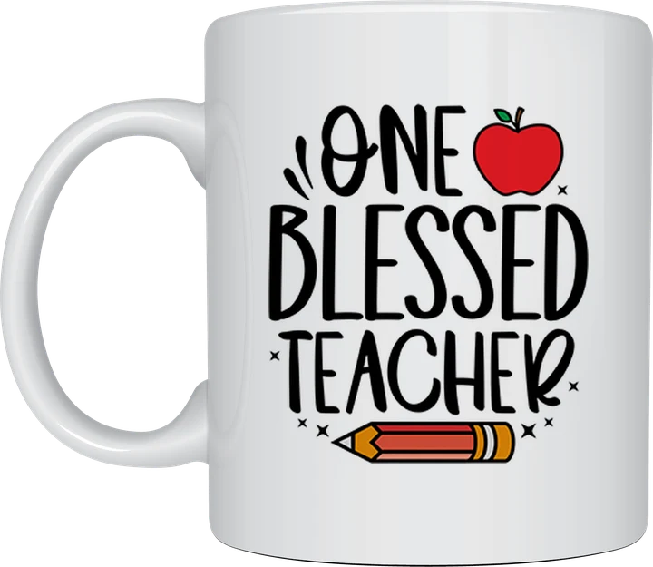 One Blessed Teacher mug
