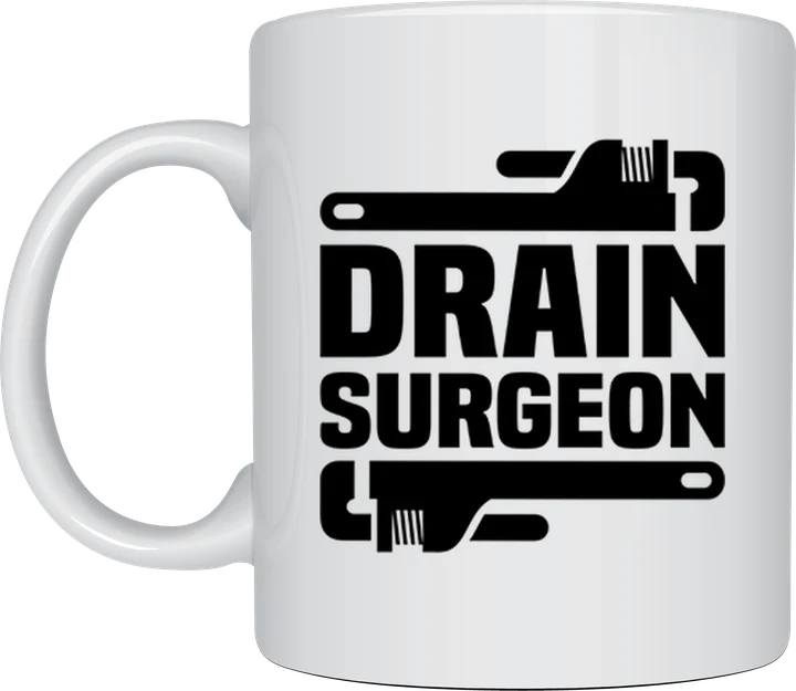 Plumber coffee mug - Drain Surgeon