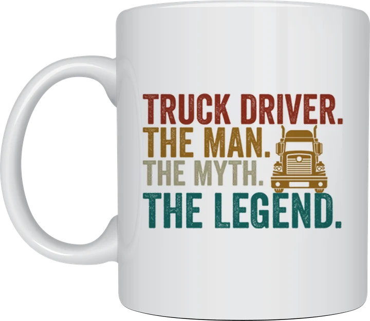 Trucker coffee mug - Truck Driver Legend